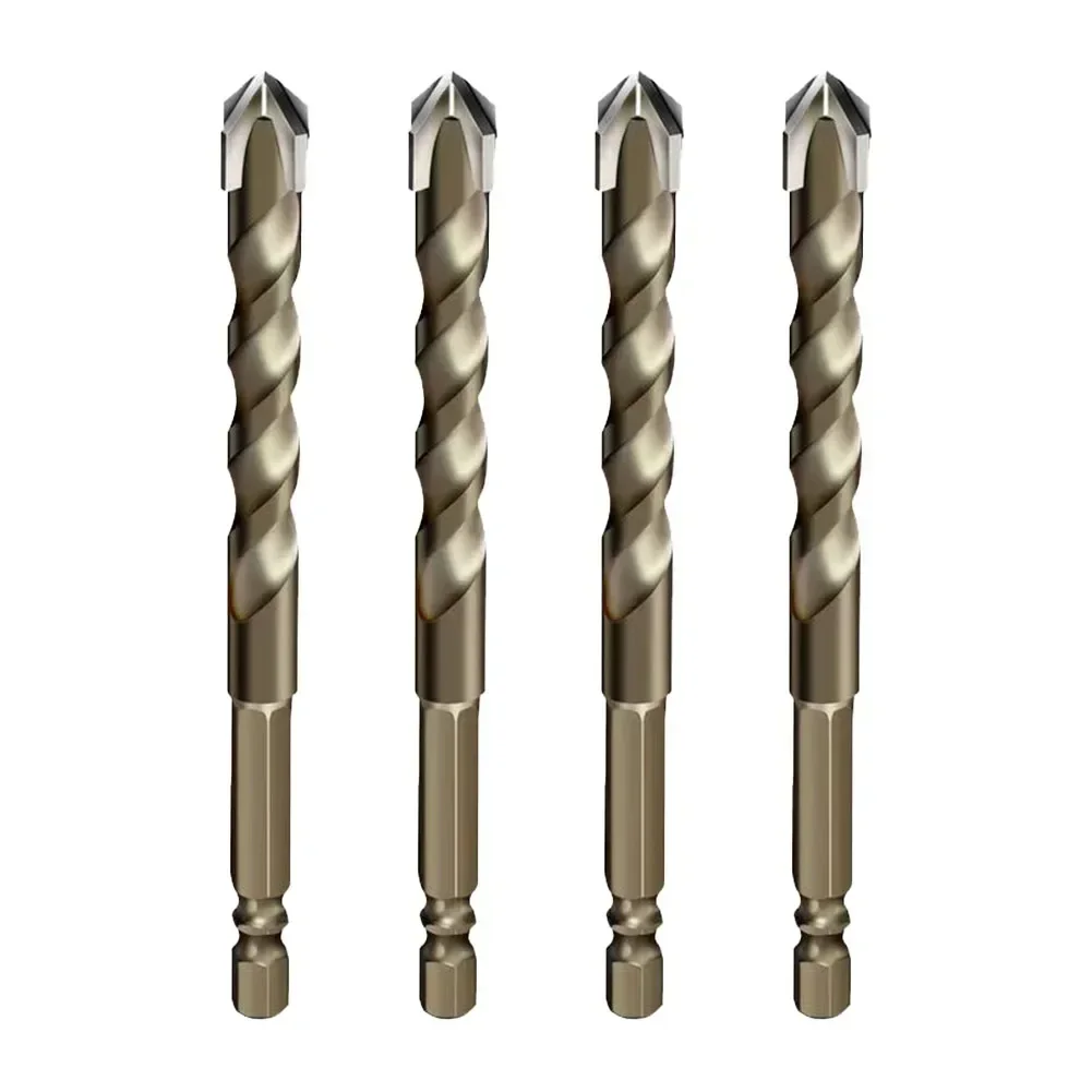 1pc 6-12mm Cross Hex Tile Drill Bits Porcelain Drill Bits Concrete Ceramic Hole Opener Brick Drilling Tools