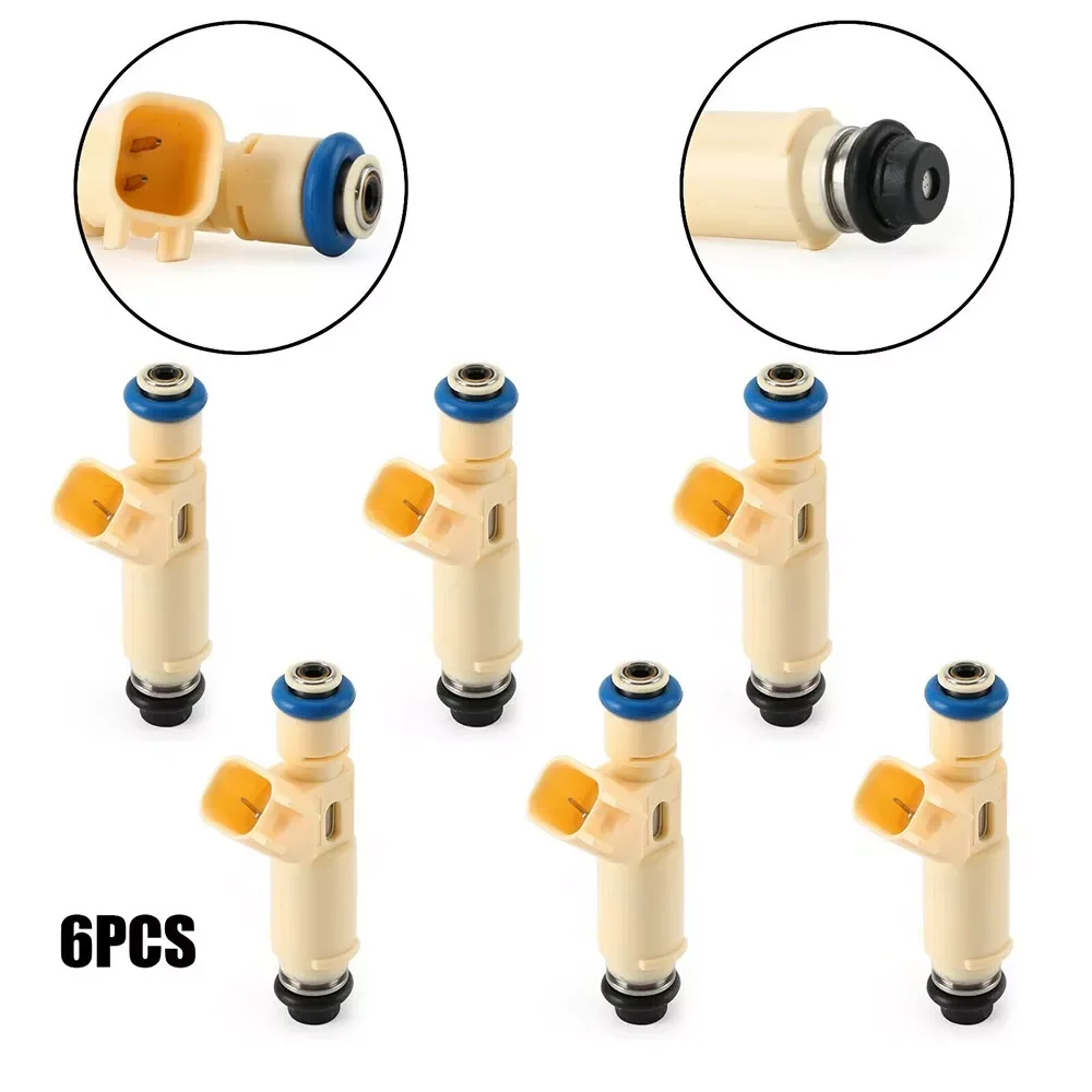 6Pcs Fuel Injector 195500-3520 Fit for Ford Escape 3.0L V6 2001-2003 YL8E-C7B 195500-3520 FREE SHIPPIN!!!