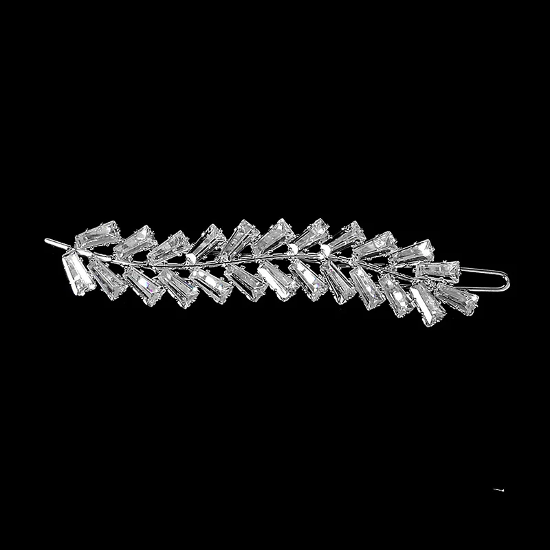 Zirkon Haarnadeln Frauen Kristall Haarschmuck Mode Haars pangen Haar bekleidung Hochzeit Haars pangen Schmuck Zubehör – Detail 8