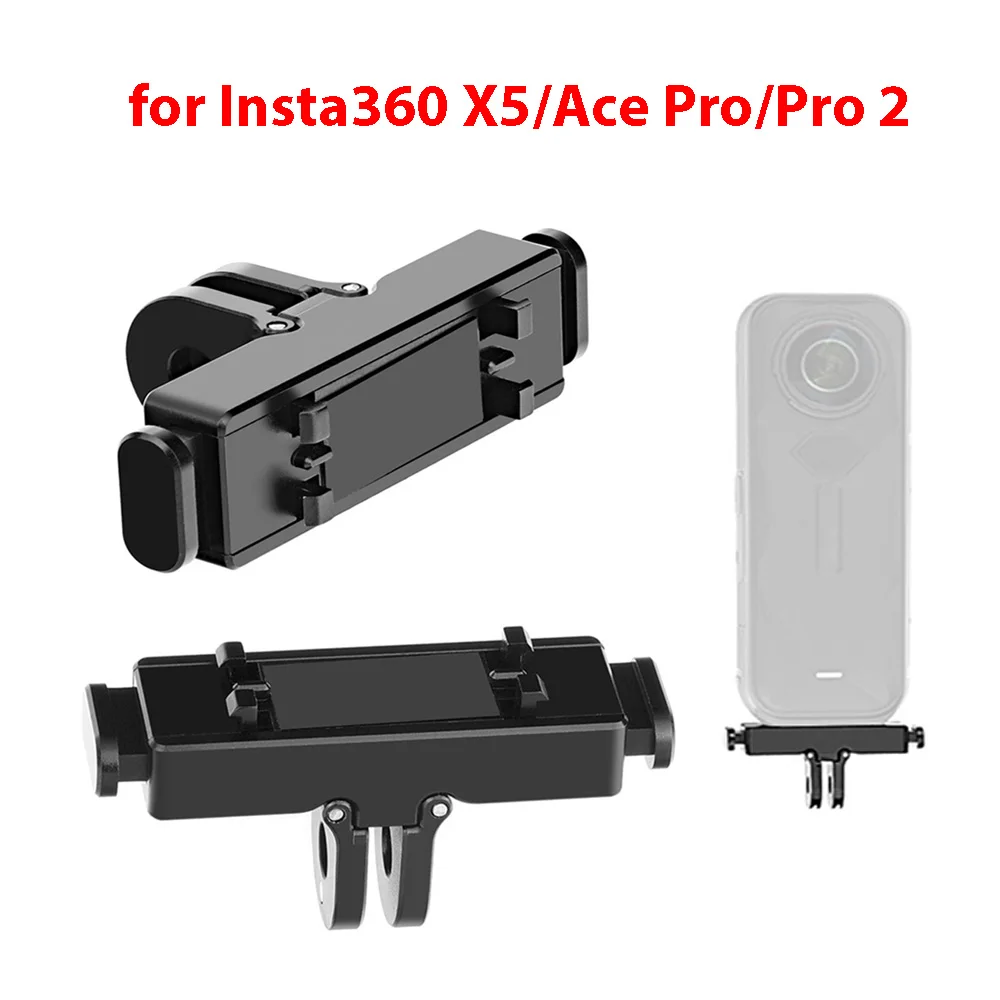 

For Insta360 X5/Ace Pro/Pro 2 Quick Release Adapter Aluminum Stand Base Action Cameras Accessories
