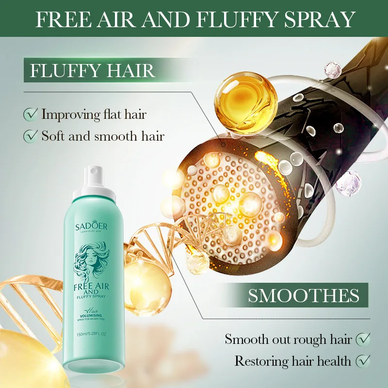 150ml Fluffy Spray Hair Greasy Care Remove No-wash Hair Fluffy Spray Refreshing Oil Control Dry Shampoo Volumizing Hair Spray