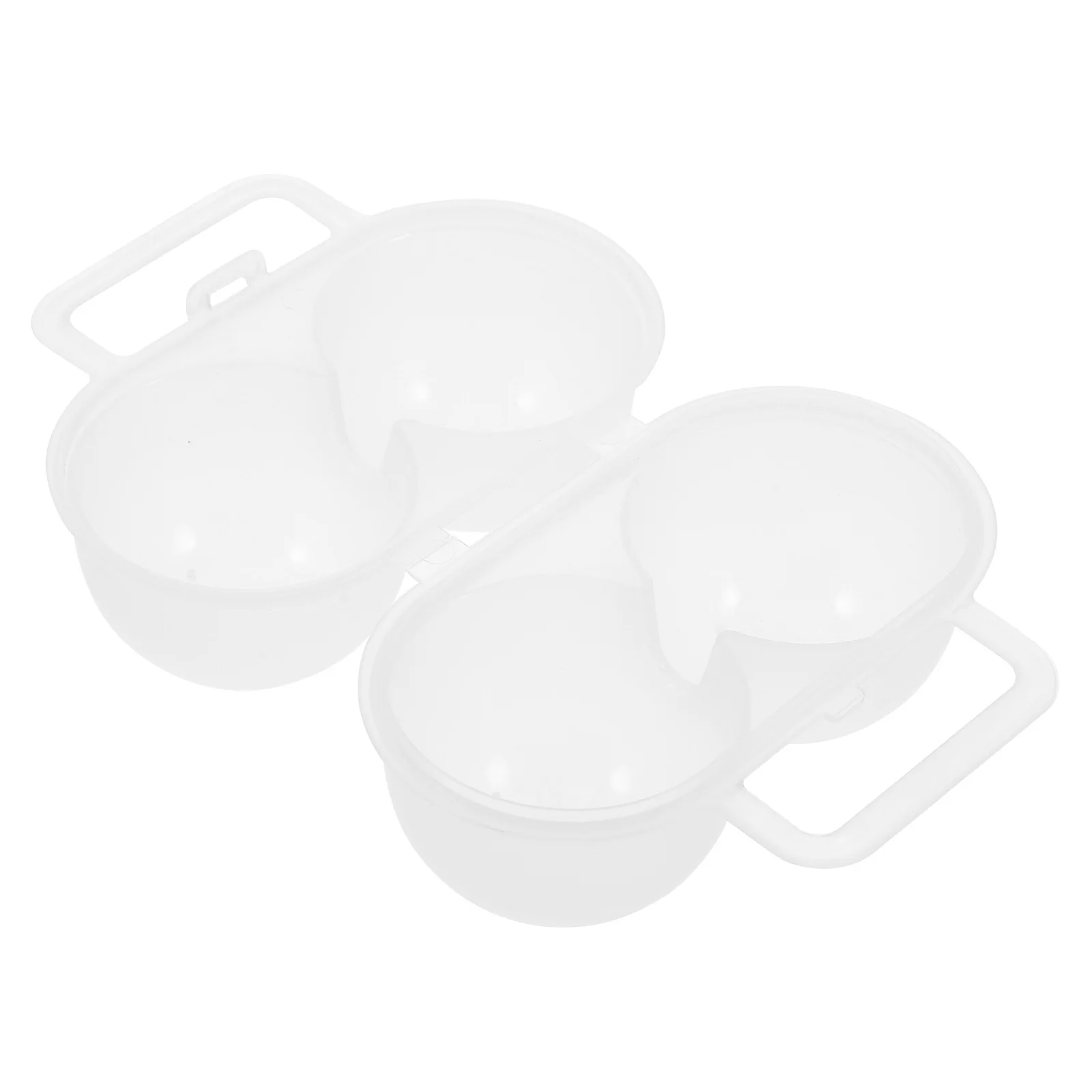 

Egg Holder Portable Dual-Slot Plastic Egg Container For Camping Hiking Travel Outdoor Storage Box Shockproof Fresh Carrier