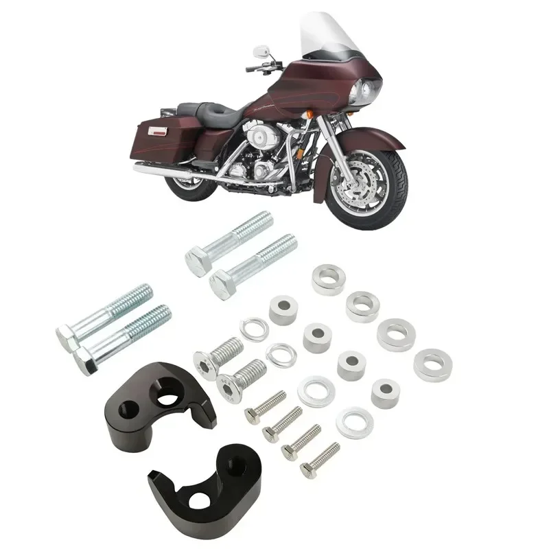 

Для мотоцикла Harley Touring FLHX FLHT FLHR FLTR 2002-2009, 1 дюйм, комплект заднего амортизатора, запчасти для мотоциклов