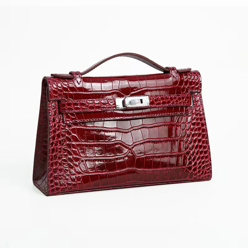 

2025 New Arrival Genuine Leather Croc-Embossed - High-End Commuter Versatile Shoulder/Crossbody Bag.