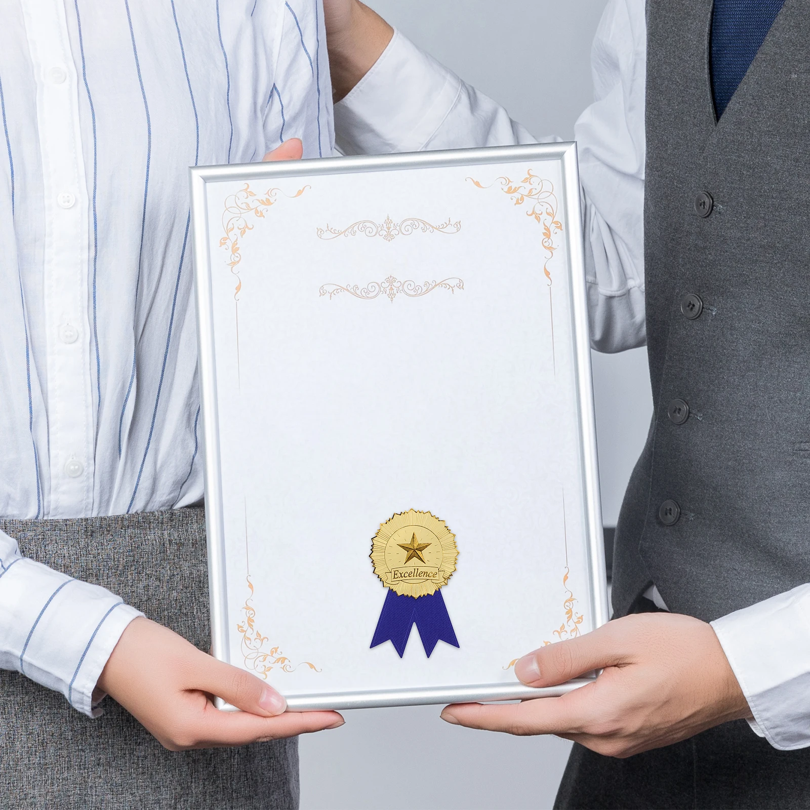 

30 Sets Certificate Badge Accessories Stickers Sealing Envelopes Paper Diploma Excellence Decals Medals