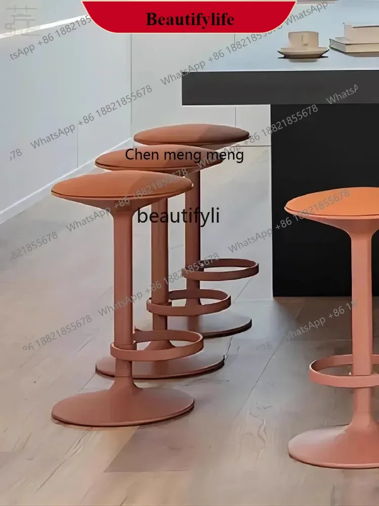 

G153 Italian Designer L Bar High Chair Living Room Simple Restaurant Bar Leisure Armchair