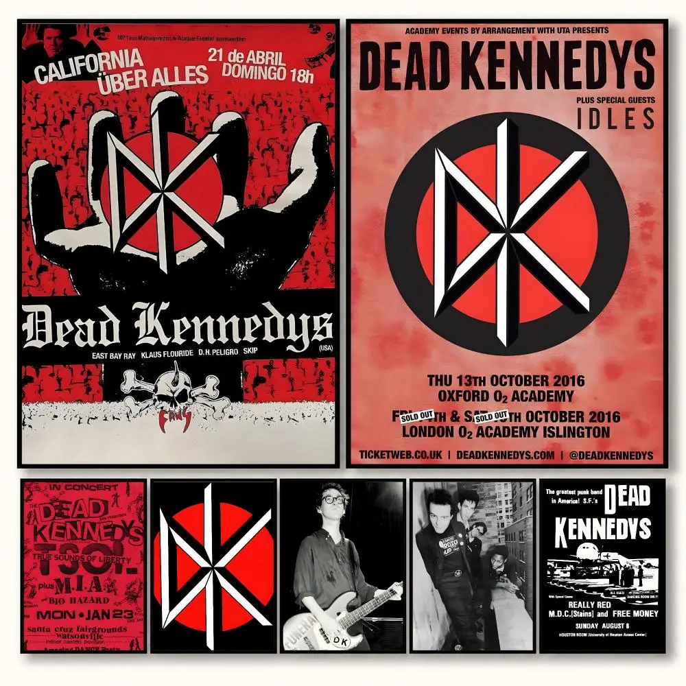 Dead Kennedys Classic 80s Hardcore Punk Rock Band Album Poster Decorative art prints for the home, holiday gifts, unframed