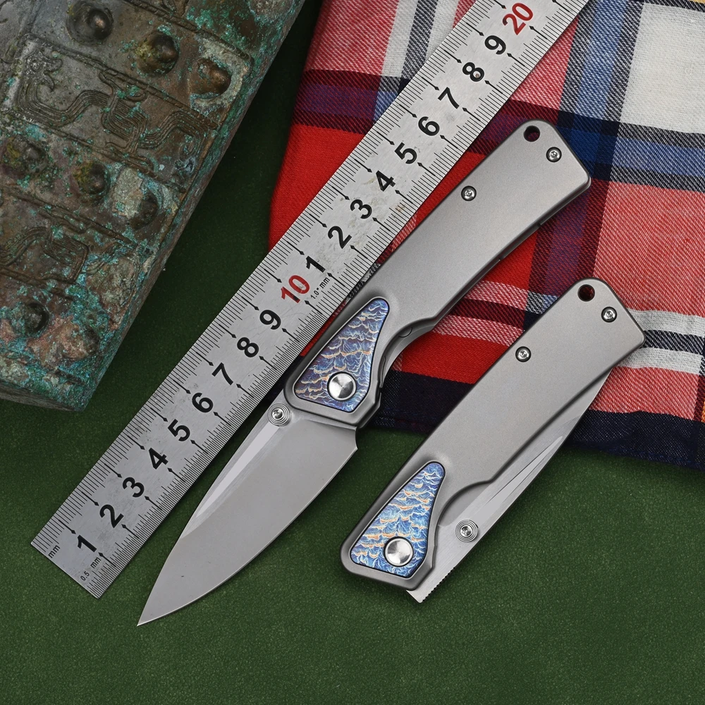 2026 Mini Viper Pocket Folding F03 Knife M390 Blade Titanium Handle Survival Camping Fishing Hunting Utility Tools with Clip