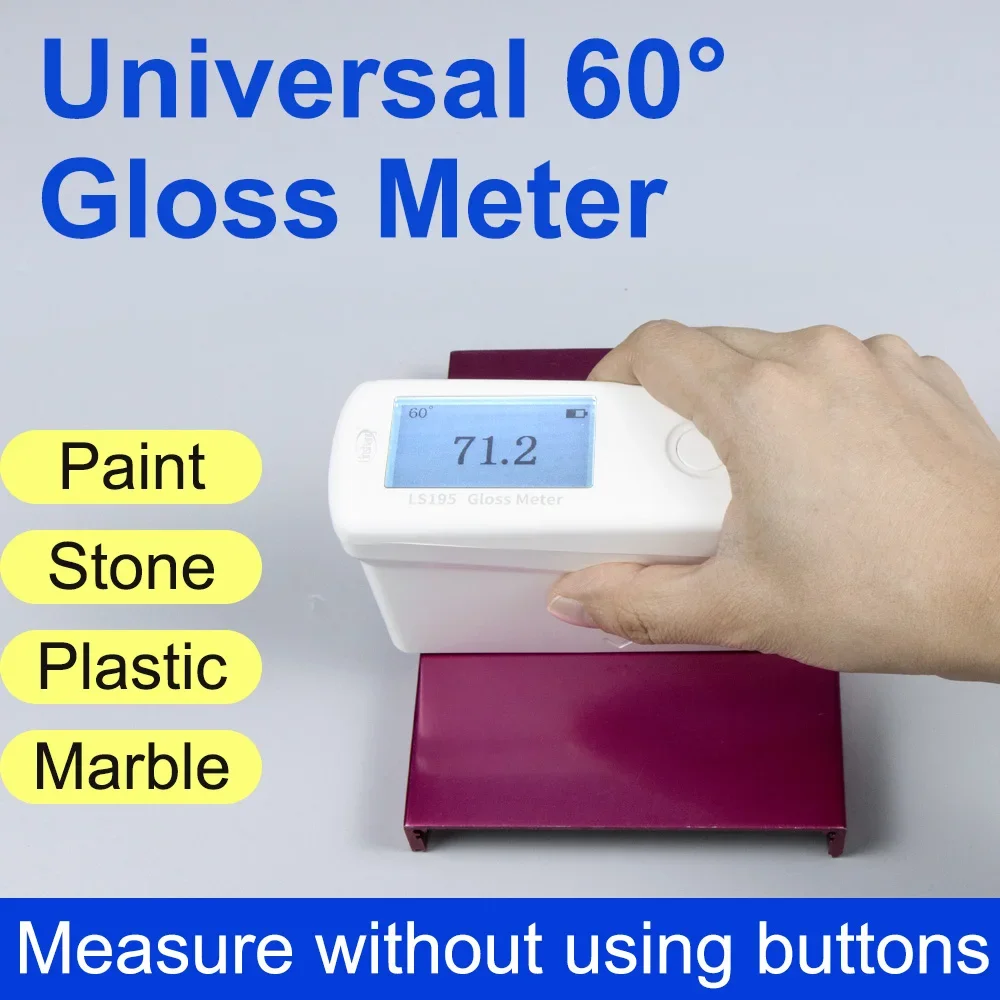 RTS LS195 60 Degree 200GU Gloss Instrument Handheld Gloss Meters Marble Glossmeter Paint Gloss Meter