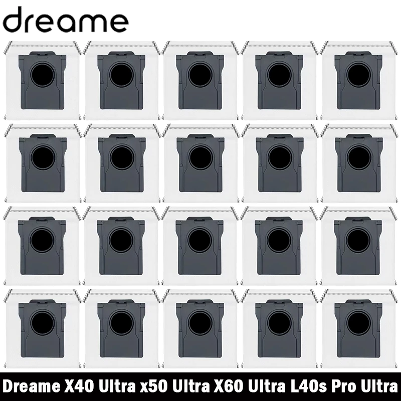 Dreame X50 Ultra / X50 Master / X60 Ultra / X40 Ultra /X30 Ultra/ L40s Ultra / L40s Pro Ultra Robot Vacuum Dust Bags Accessories