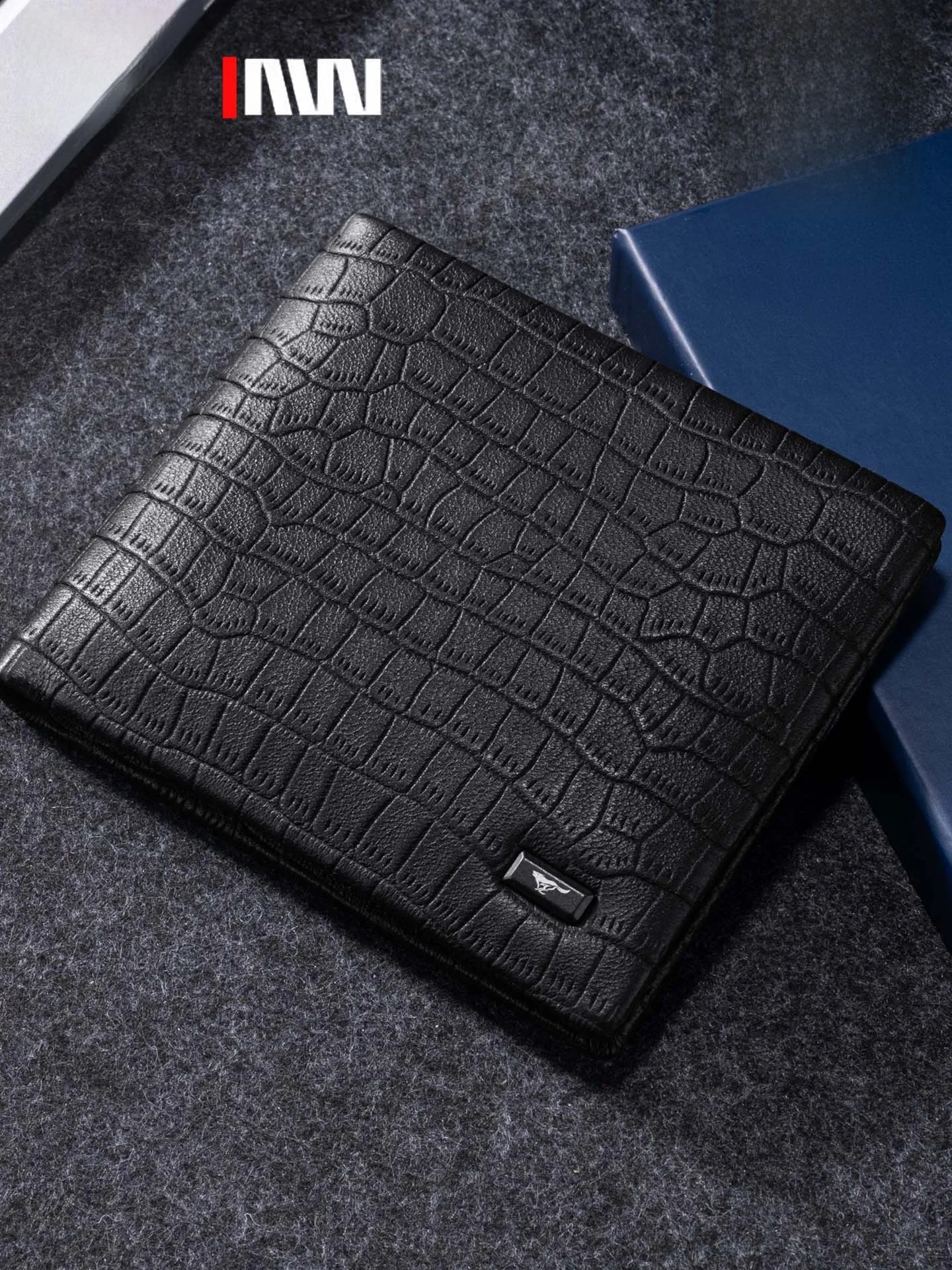 

Septwolves Men's ort Wallet Leather Vertical Sle eepskin High End Faion Busin Card Holder Money Clip 2025 New Model