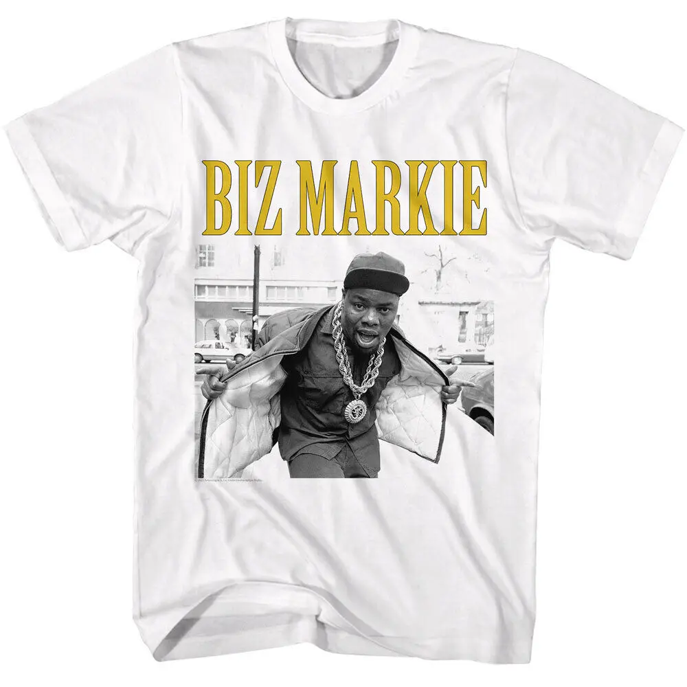 Biz Markie Open Jacket Gold Streets Of London Men's T Shirt Rap Music Merch