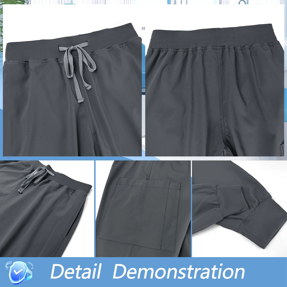 مجموعة ملابس العمل السريرية المرنة عالية الجودة سريعة الجفاف للرجال والنساء، ملابس جراحية، زي عمل لمتجر الحيوانات الأليفة