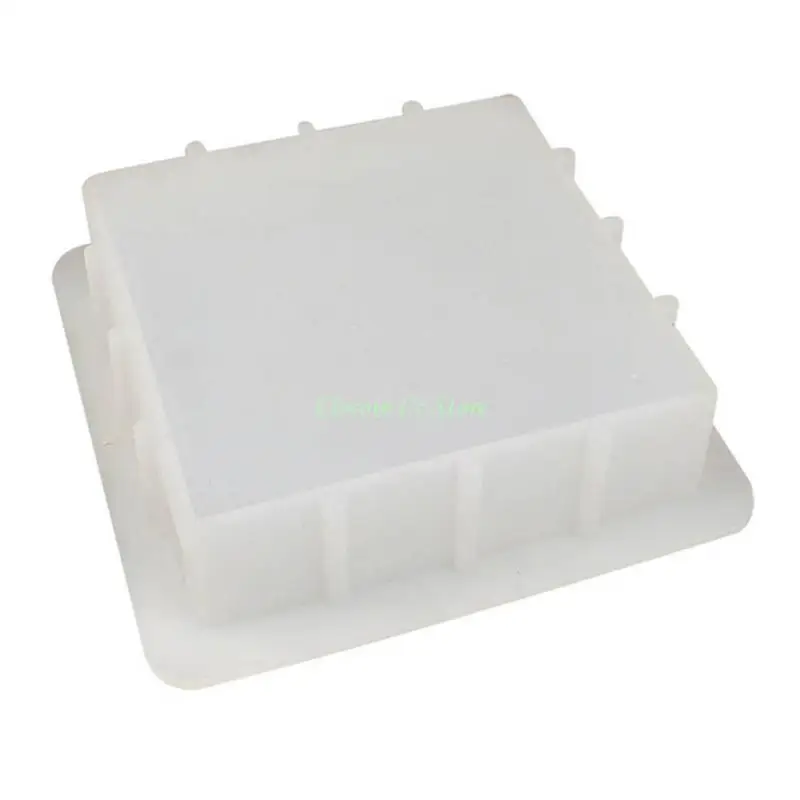 X90F Silicone Soap Mold Rectangle Bread Loaf Molds Cake Chocolate Tray Mold DIY Handmade Form Soap Baking Tool