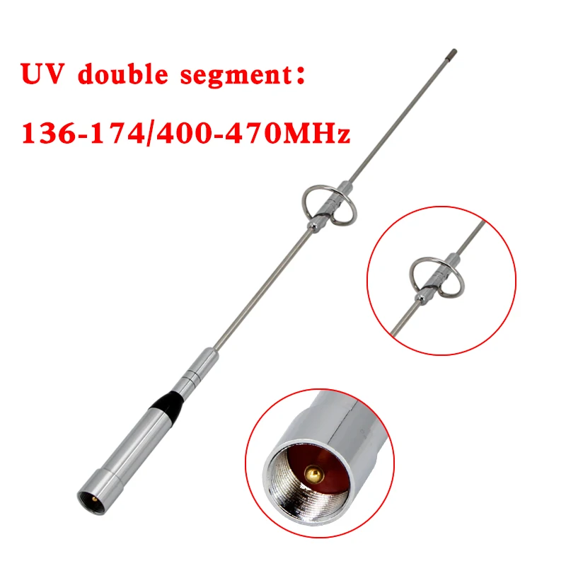 

NAGOYA NL-770S Dual band Mobile Radio Antenna VHF/UHF 144/430MHz 100W 2.15 / 3.0dBi Car Radio Antenna PL259 Connector