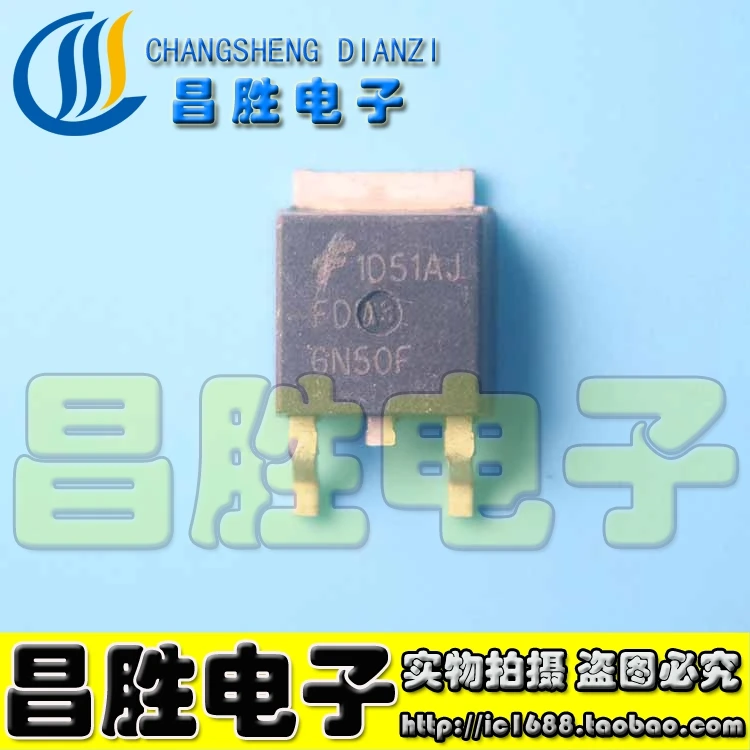 (5piece) FDD6N50 FQD6N50 6N50 TO-252