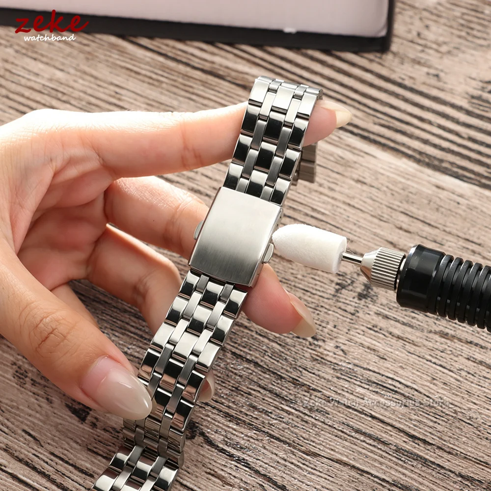 Stainless Steel Watchband Polishing Kit Mirror Finish Cleaning Wool Felt Brush Watchmaker Repair Kit Accessory Electric Polisher