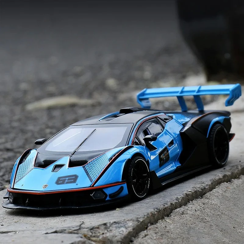 

1:32 Essenza SCV12 спортивный автомобиль модель автомобиля из сплава звук свет отступить детские игрушки коллекционные предметы подарок на день рождения