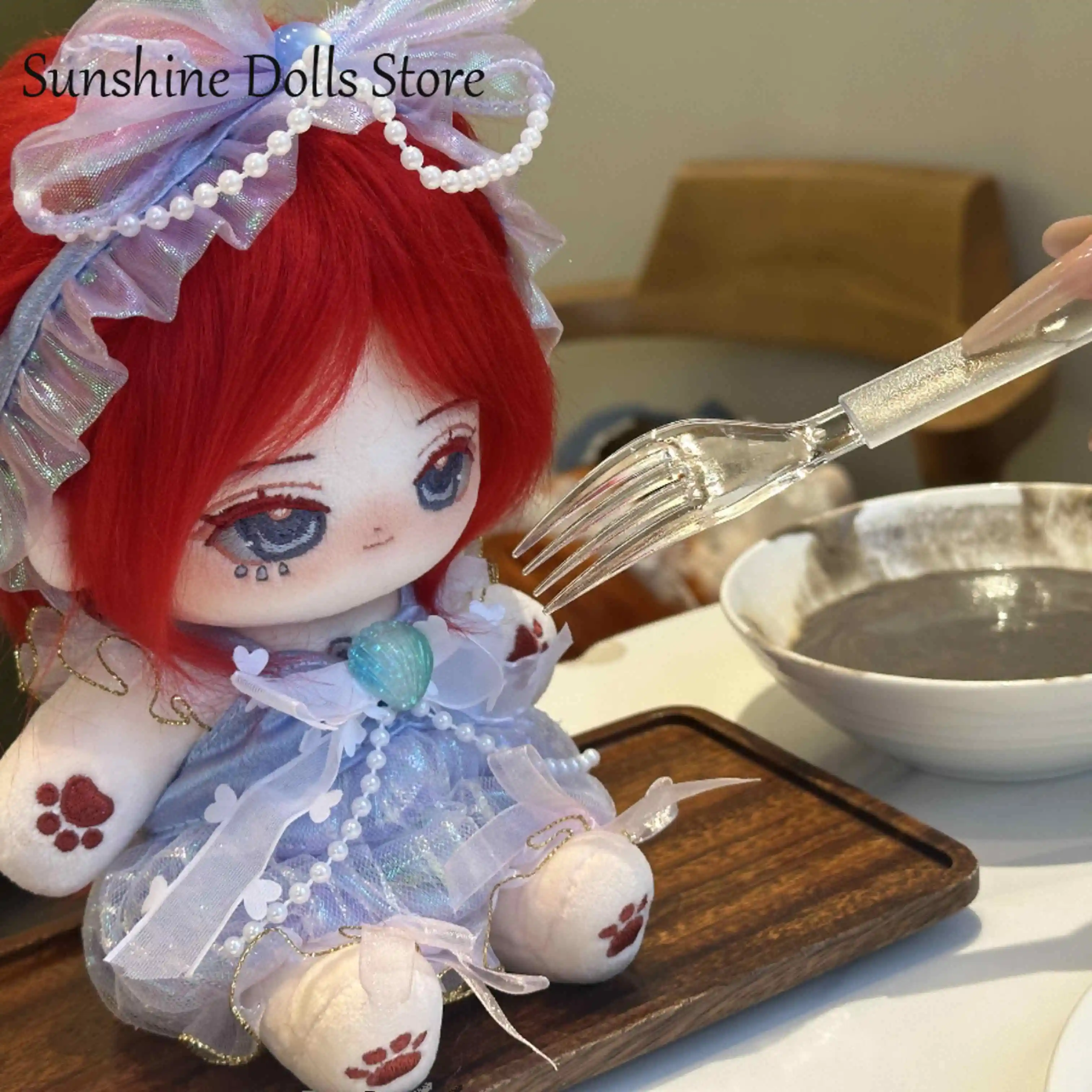 Grace Naiad jeu identité VCosplay peluche coton poupée corps Anime Kawaii dessin animé fille peluche modèle jouet figurines cadeau de noël 20 cm