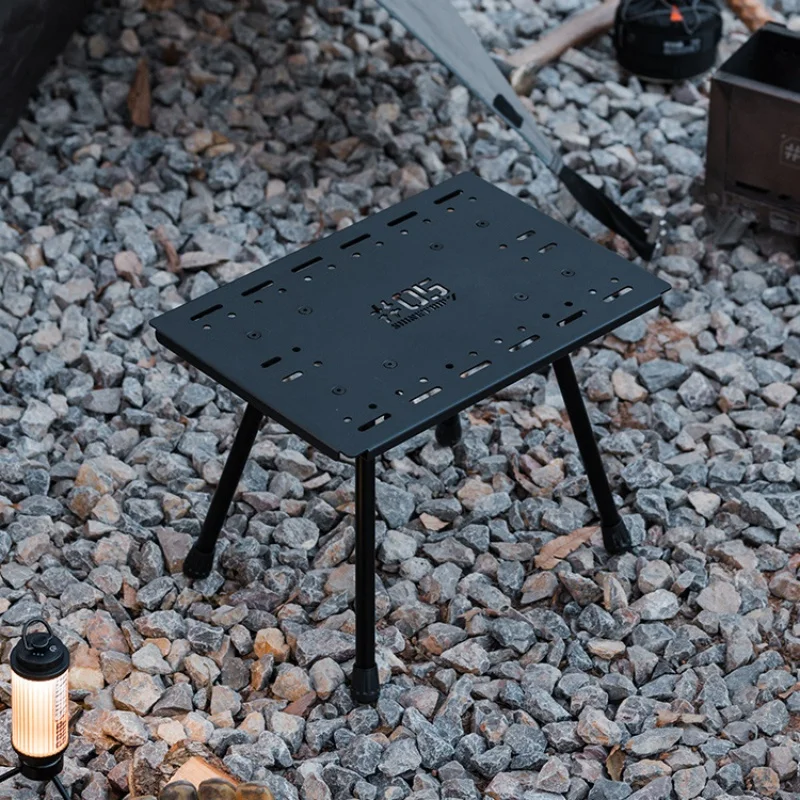 Outdoor Camping Tactical Table ShineTrip All Aluminium Alloy Portable Tactical Stools Retractable Table Legs Lightweight Table