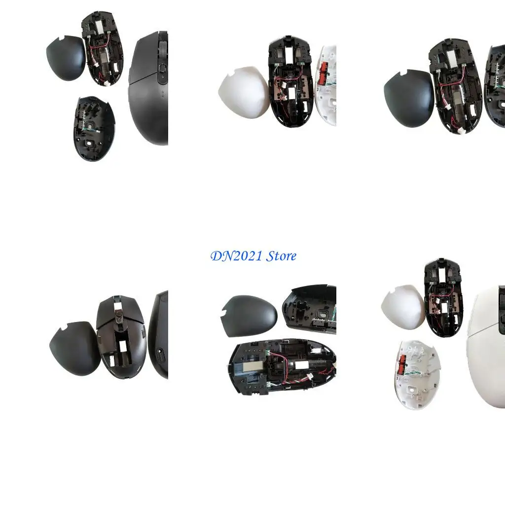 F3KE 3PCS Mouse Covers Set Top Shell and Battery Cover For Gamers And Office Use