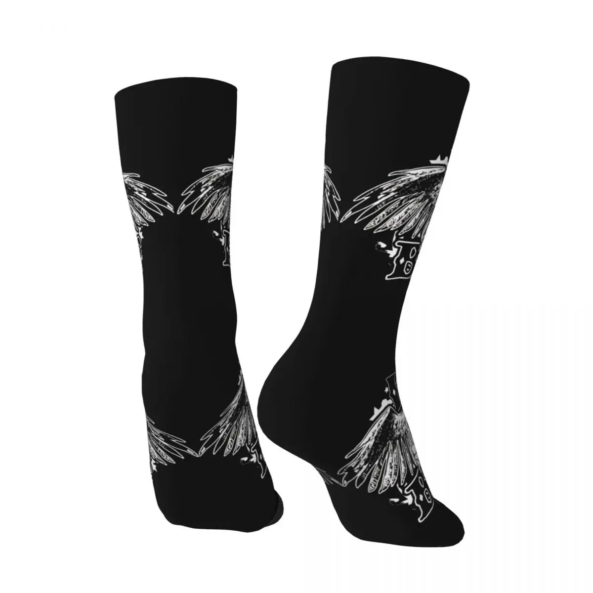 Crazy compression Amazing Sock for Men Vintage Limp Bizkit Quality Pattern Crew Sock Casual