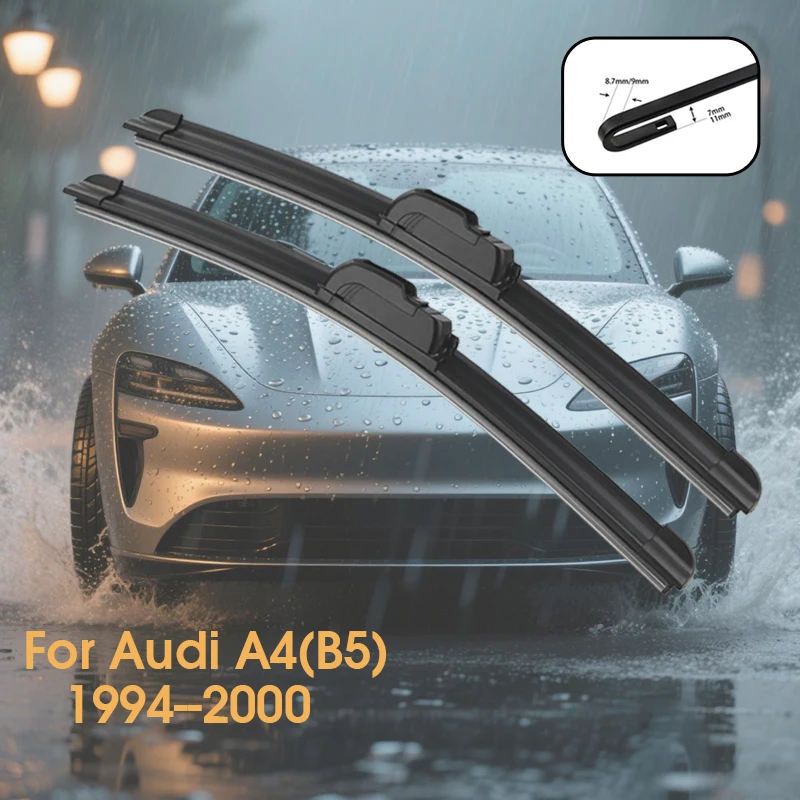 

Щетки стеклоочистителя автомобиля для Audi A4 (B5) 1994-2000, щетки лобового стекла 21 "+ 20", автомобильные аксессуары