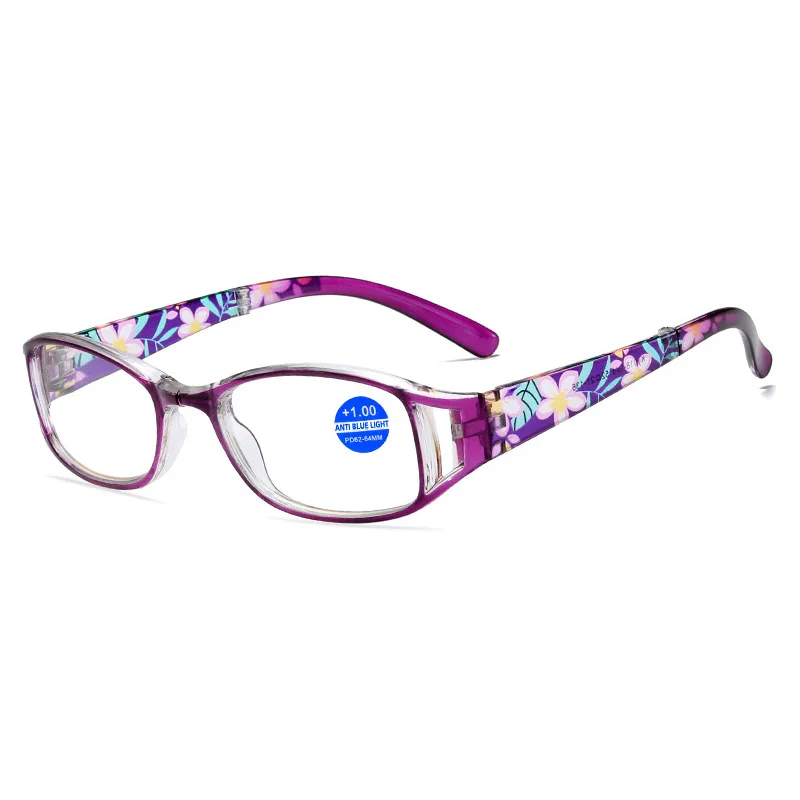 Shonemes Flower Folding Reading Glasses Anti Blue Light Reader Eyewear Women Presbyopic Eyeglasses Diopter +1 1.5 2 2.5 3 4