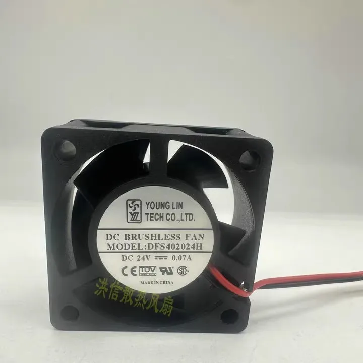 Free shipping original DFS402024H 4020 24V 0.07A 4CM 4cm 2-wire cooling fan