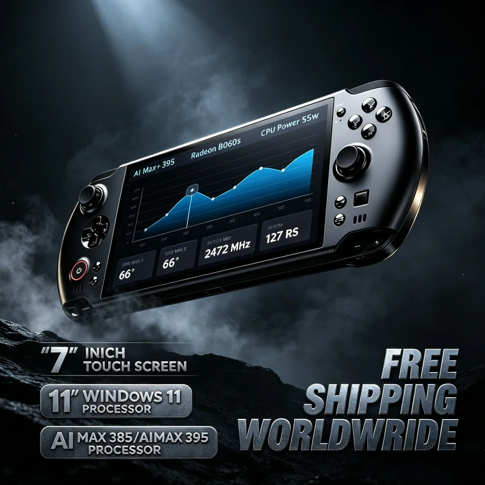 GPD WIN 5 Handheld Gaming PC, AMD Ryzen AI Max+ 395, 7