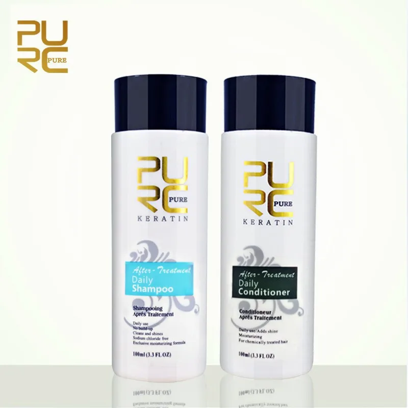 

100 ml PURC Daily washing and care can extend the Brazilian keratin effect set