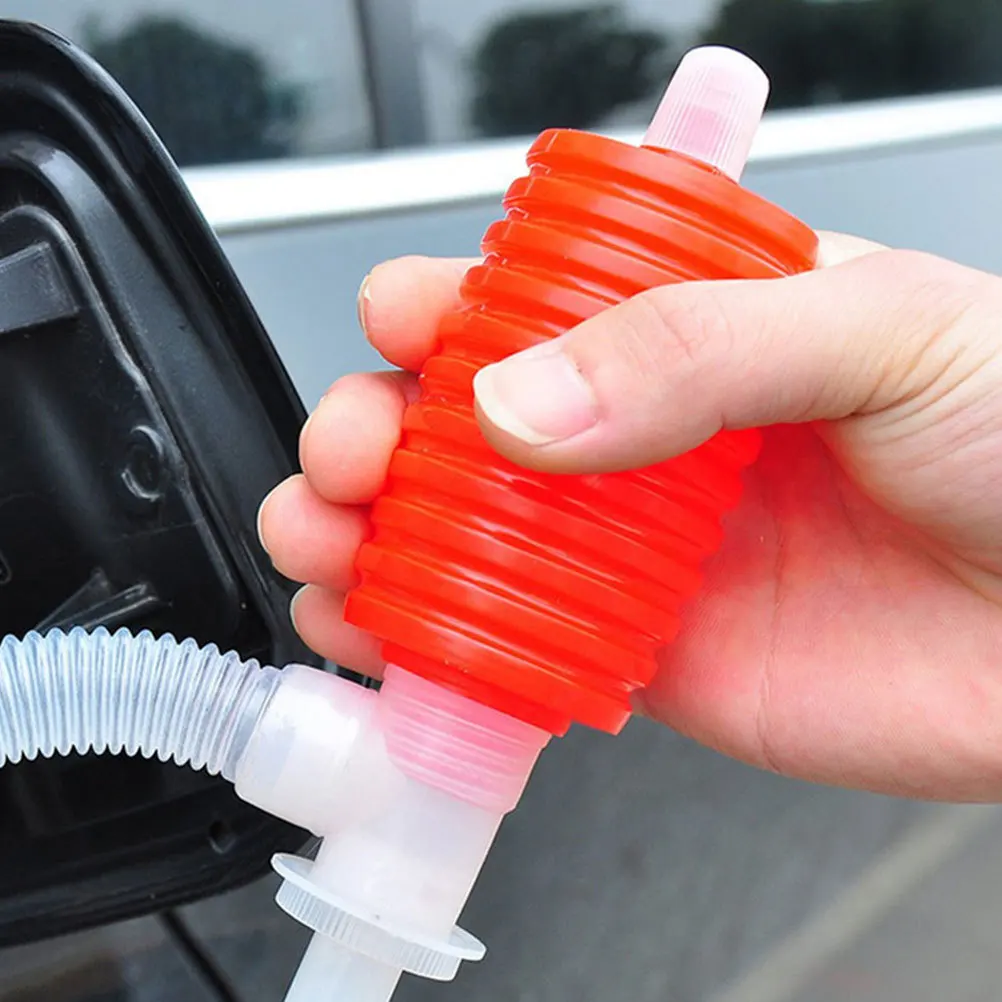 

2Pcs Manual Oil Pump Siphon Hose Car Fuel Transfer Pump Barrel Oil Pumping Pipe Car Accessories Gas Siphon Tube
