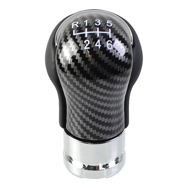 for Toyota Hilux Carbon Fiber Manual Gear Shift Knob Car Gear Head Handle Lever Stick Shifter Replacement Accessories