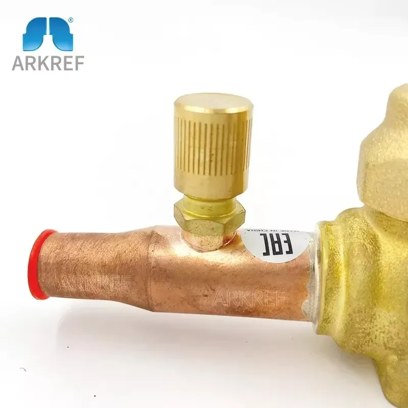 Hot Sale GBC Series Brass Ball Valve for Refrigeration Air Conditioning Cold Storage Unit Stop Valve Central Air Conditioning