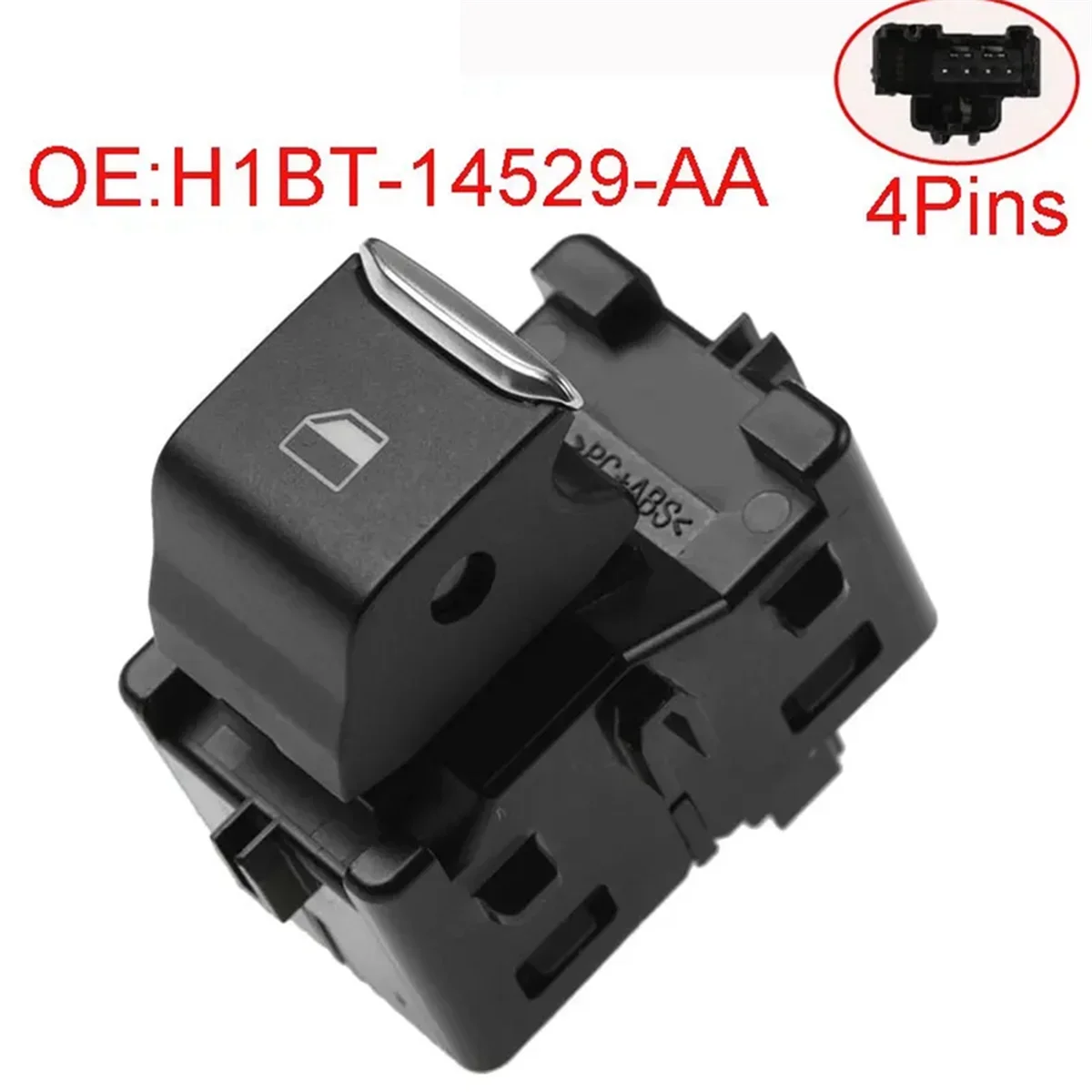 For Ford Fiesta 2017-2019 Automotive Window Glass Lifter Single Switch H1BT-14529-AA H1BT14529AA Auto Electric Accessories