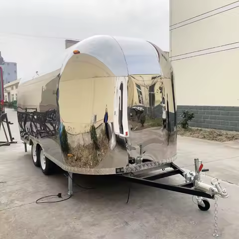 YG Commercial-Grade Street Vending Trailer Rent Caravan Food Truck with Kitchen for Festivals, Night Markets &amp; Fairs