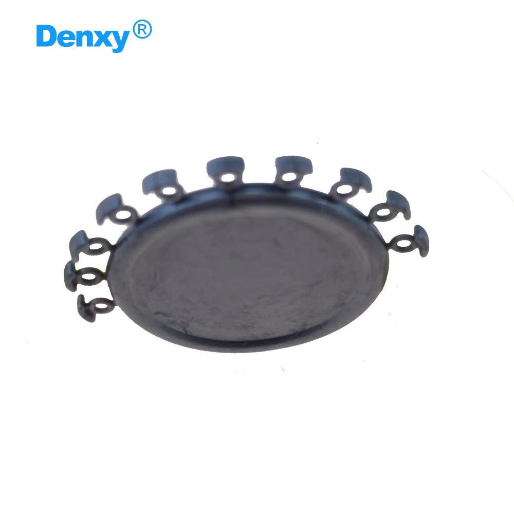DENXY 100 Stück Dental Elastomer-Ligaturen, orthodontische elastische Gummibänder, O-Ringe mit Pufferpolster zur Verwendung mit Keramikbrackets. – Detail 3