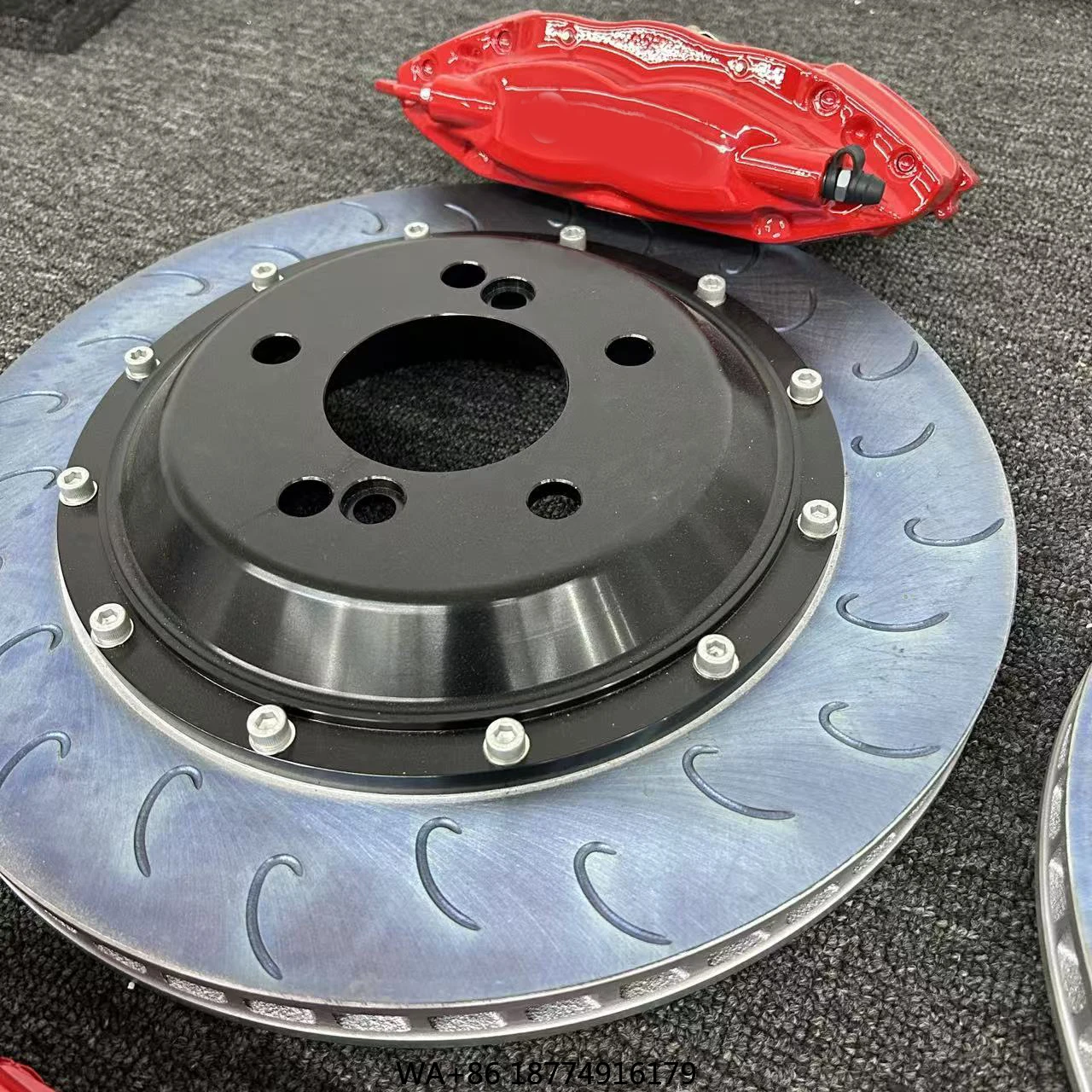 Frente vermelha 6 pote traseiro 4 pote traseiro 355mm 362mm 380mm pinça de freio para f10 x5 kia suzuk