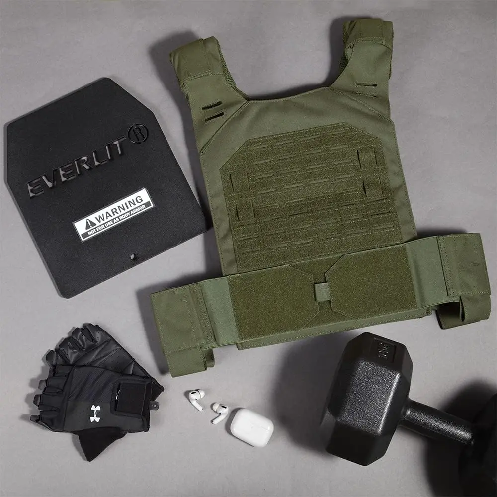 سترة مرجحة قابلة للتعديل بوزن 18 رطلاً، تتضمن الوزن، لتدريبات وزن الجسم واللياقة البدنية والجري للرجال والنساء #2