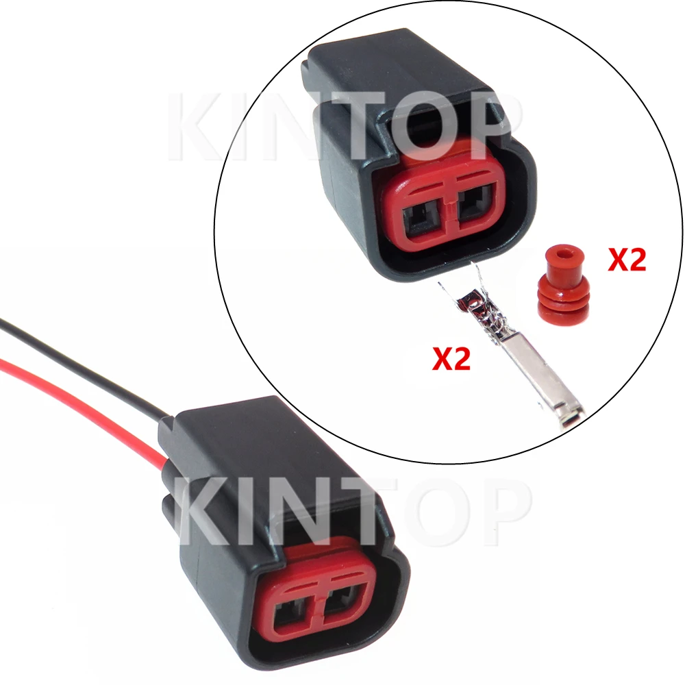 1 Set 2 Pins Auto High Voltage Package Ignition Coil Cable Plug AC Assemby Car Camshaft Position Sensor Wire Connector For Ford