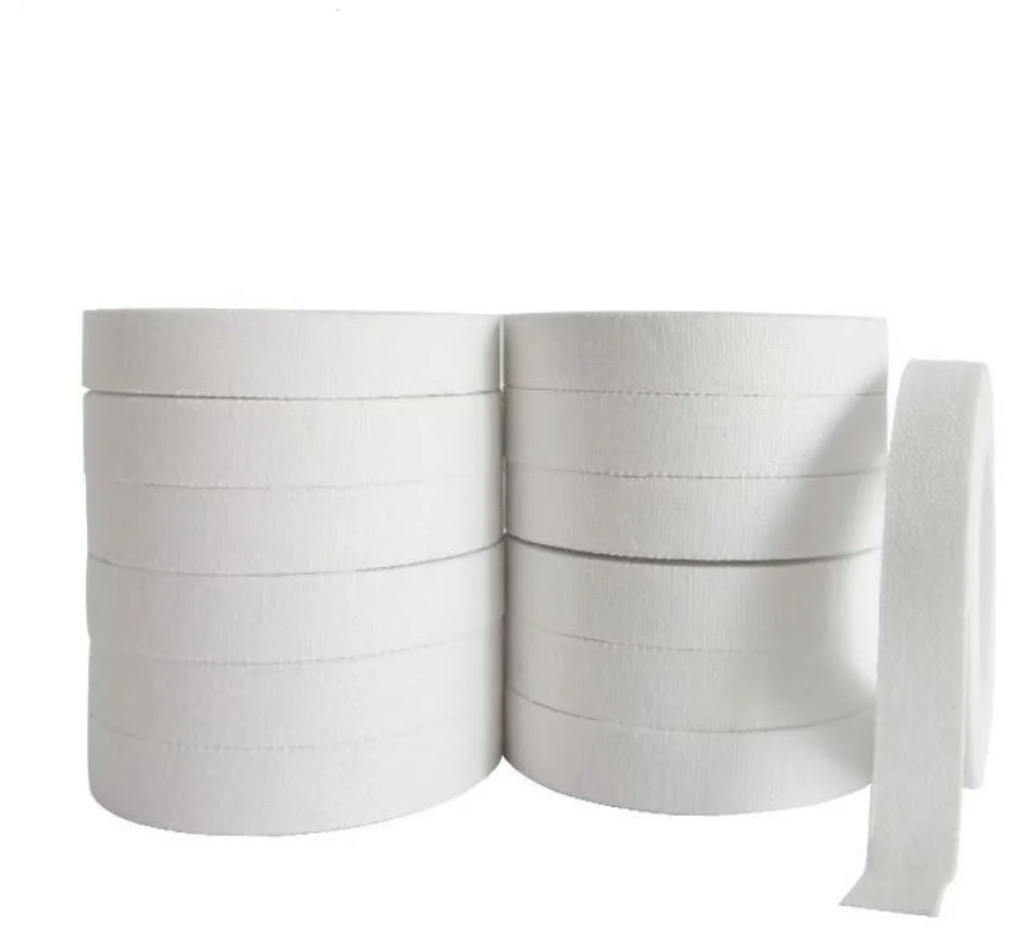 Cotton Medical Adhesive Tape, 10 Rolls Total, Breathable White Cloth Surgical Tape, Hypoallergenic First Aid Fixing Tape
