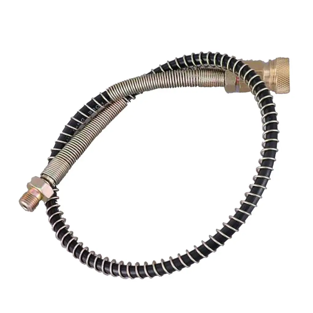 High Pressure Hose 50cm Durable Spring Protection Compressor Hose for PCP Hand Air Pump and Car 12v Use