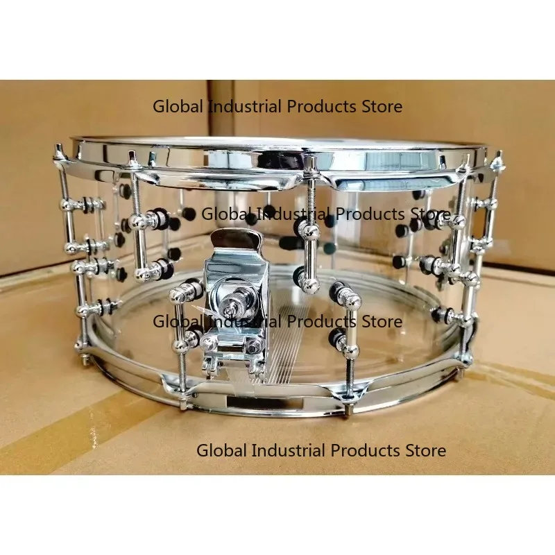 Clear Utility 8/10/12/14x 5.5 Durable Acrylic Snare Drum