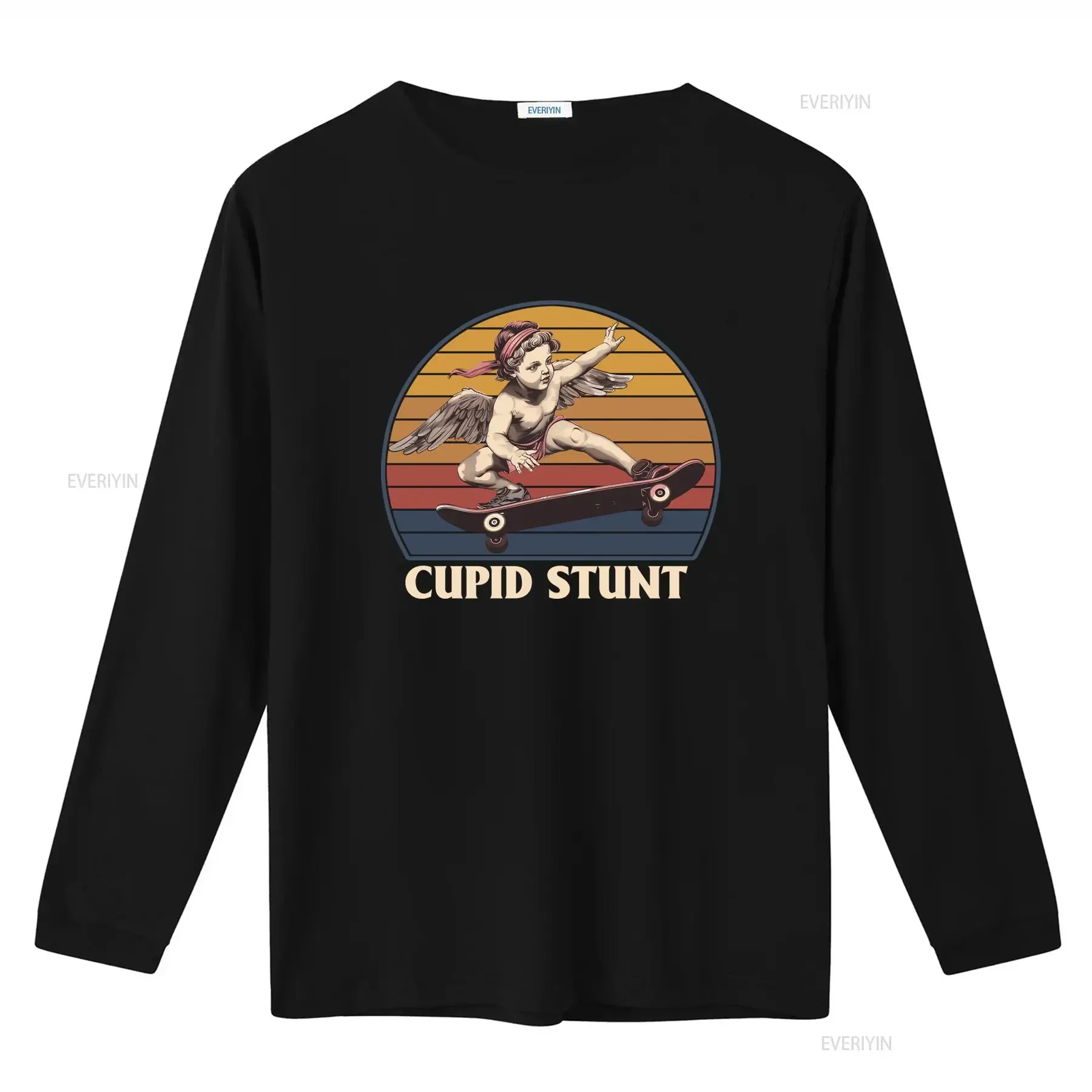 Cupid Stunt Vintage Retro T Shirt Funny Sarcastic Offensive Humor Embarrassing Design vintage Washed graphic designer clothes