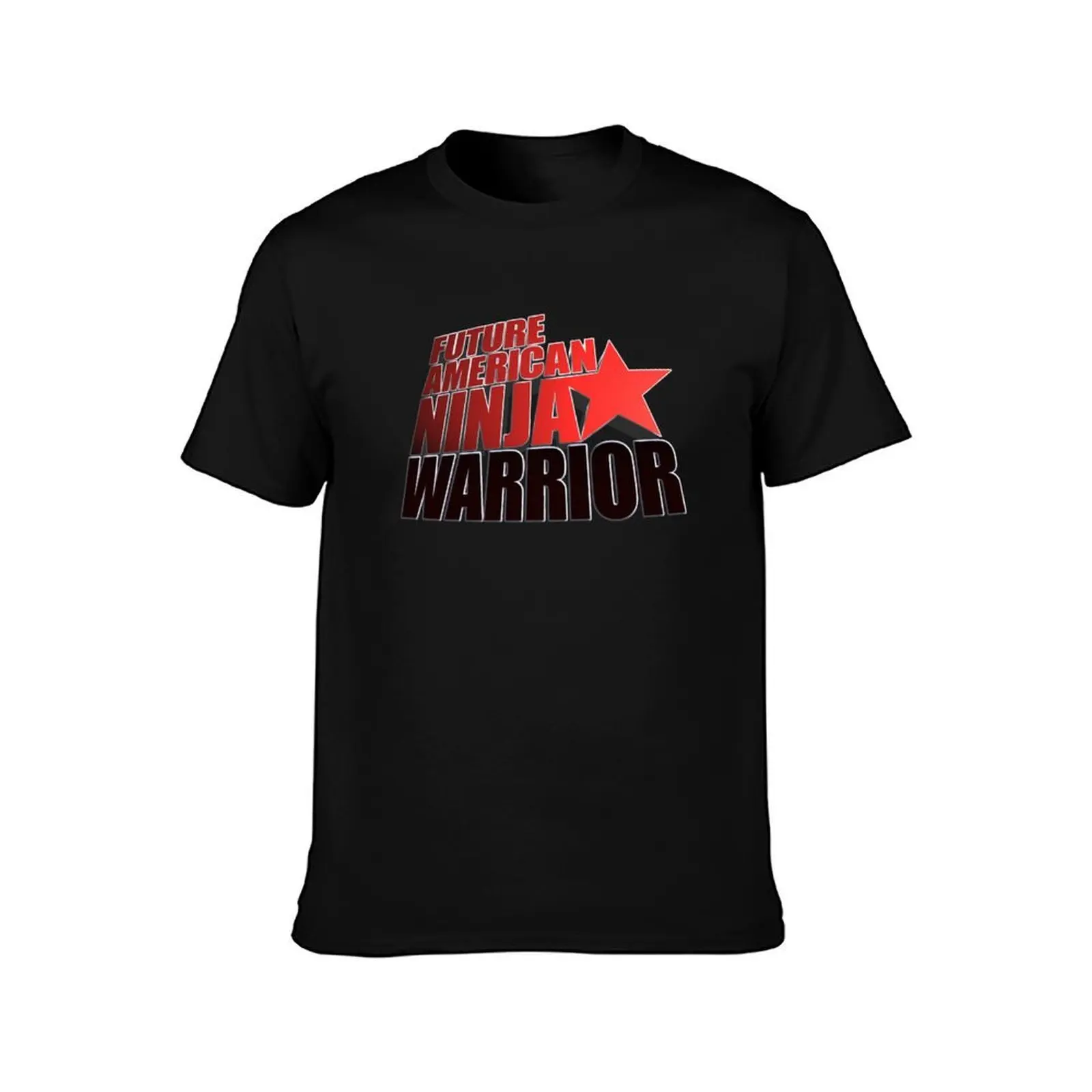 FUTURE American Ninja Warrior T-Shirt, Summer Casual Cotton Tee, Oversized Streetwear Tops, Vintage Graphic Print, 100% Cotton