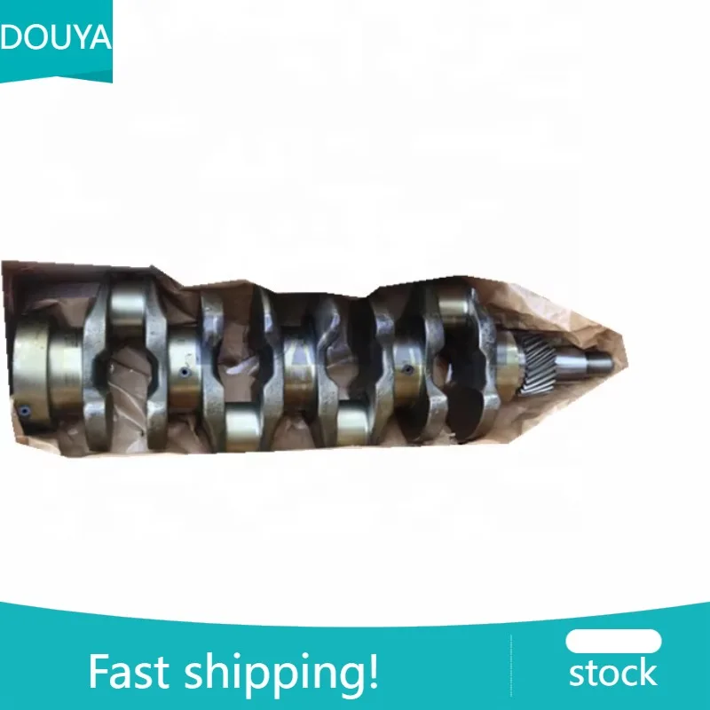 EXCAVATOR CRANKSHAFT WITH GEAR 135-2419 1352419 S4K 41KG 70X24X20 for R110-7 311 312    CONSTRUCTION MACHINERY PARTS