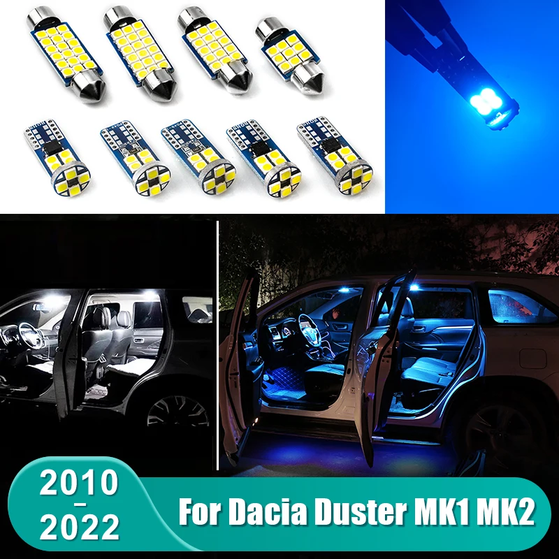 

Светодиодные лампы и аксессуары для автомобилей Dacia Duster I II 1 2 MK1 MK2 2010 - 2012 2013 2014 2015 2016 2017 2018 2019 2020 2021 2022