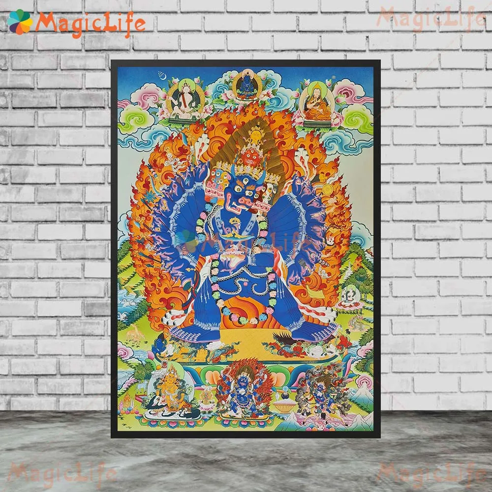 Hinduism Kali Goddess Lakshmi Parvati Religion Posters Wall Pictures For Living Room Poster Wall Art Canvas Painting Unframed - Image 3