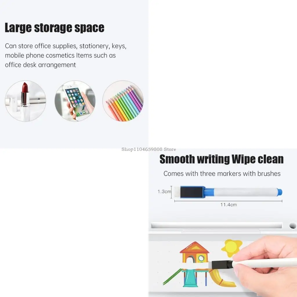 

Desktop Whiteboard Note Board Deskboard Wrist Rest Phone Notebook Stand Acrylic