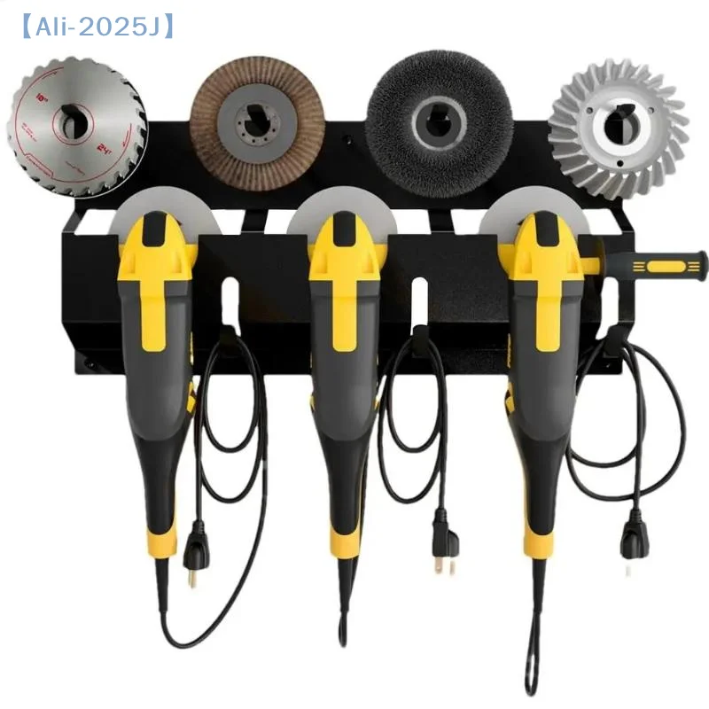 

Wall Mount Angle Grinder Holder Angle Grinder Stand Angle Grinder Disc Grinder Cable Storage Rack For Cutting Polishing Machines